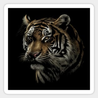 Majestic Bengal Tiger Stunning Tiger Portrait Magnet